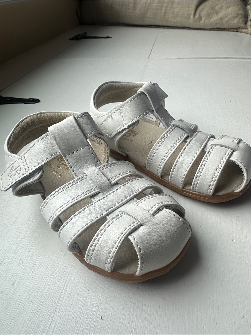 See Kai Run Gloria V Leather Kids Sandals